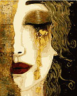 Картина по номерам Золоті сльози 40 x 50 із золотою фарбою Artissimo PN7506