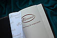 Щоденник А5 формату в шкіряній обкладинці з художнім тисненням ручної роботи "Книга магії", фото 8
