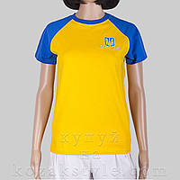 Футболка жіноча "Україна"-1(жовта)