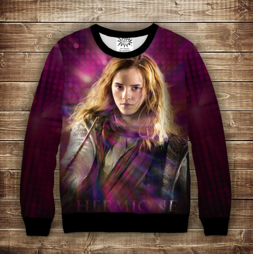 Світшот з 3D принтом Герміона Ґрейнджер Дитячі і дорослі розміри ВСІ Розміри, фото 1