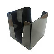 Куб для паперу 9*9*9 см, чорний