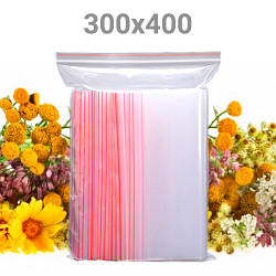 Зіп пакети Zip-Lock / пакет з замком - 300x400 мм, 100шт
