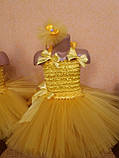 Жовтий костюм для дівчинки, фото 3