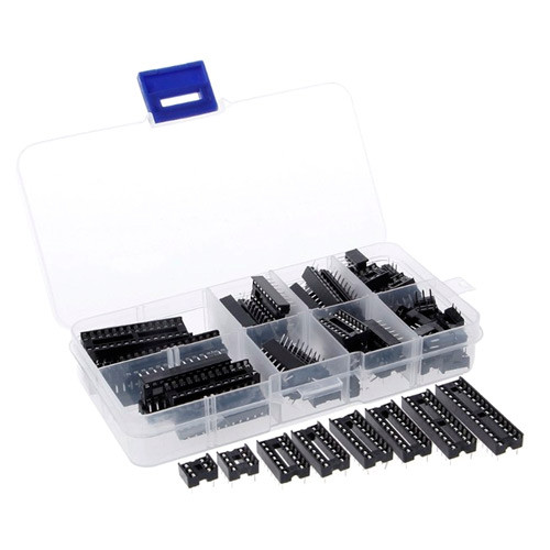 Набір з 66 SCS панелей гнізд для мікросхем DIP 6 8 14 16 18 20 24 28, фото 1