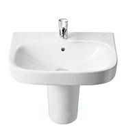 Раковина для ванної підвісна Roca Debba 55х44 з одним отвором під змішувач кераміка білий A325995000