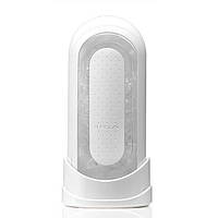 Мастурбатор Tenga Flip Zero White, змінна інтенсивність стимуляції, розкладний TFZ-001