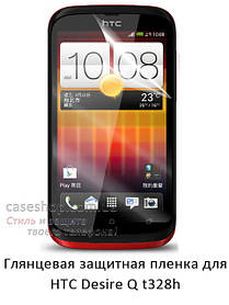 Глянсова захисна плівка на HTC Desire Q t328h