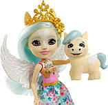 Enchantimals GYJ03 Лялька Паоліна Пегас з вихованцем, фото 3