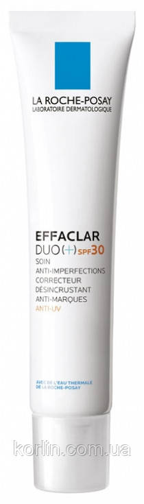 La Roche-Posay Effaclar Duo (+) SPF30 Крем-Гель Для Обличчя Коригувальний Ля Рош-Позі Ефаклар Дуо+ СПФ30