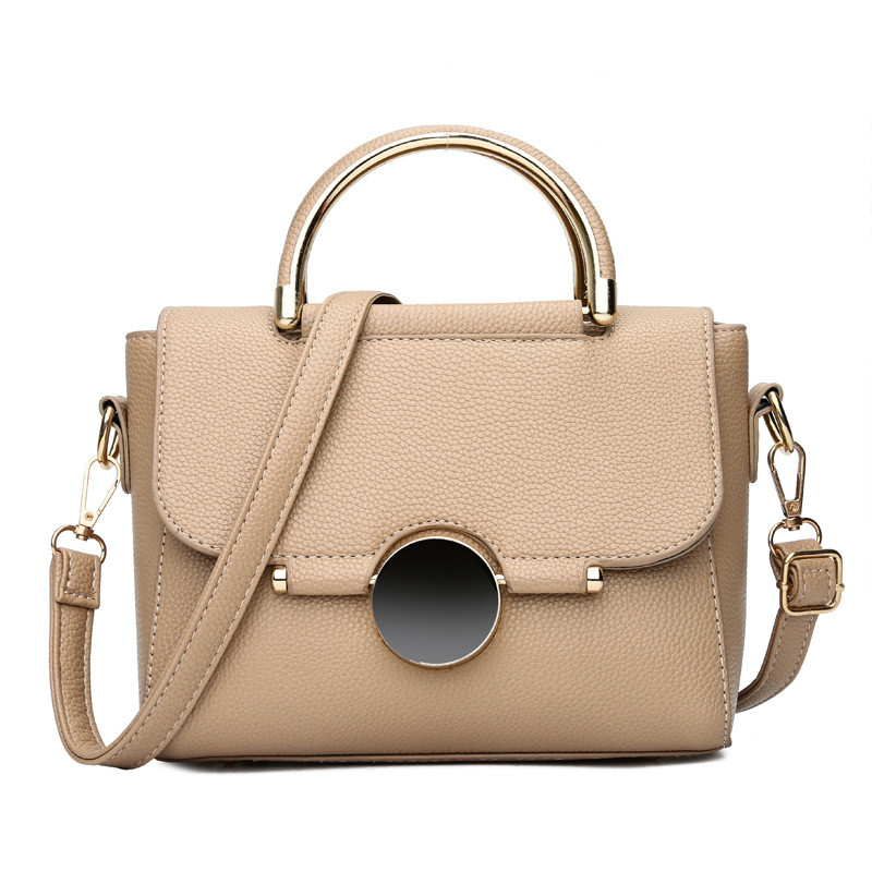 Женская бежевая сумочка, стильная сумка из эко-кожи, мини-сумка 2022 AL ...