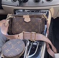 Модная женская сумка Louis Vuitton 3 в 1 луи витон