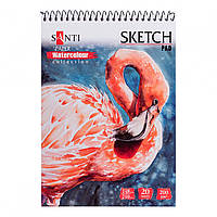 Альбом для акварели Santi Nature А5 Paper Watercolour Collection20 л. 200г/м2 742833
