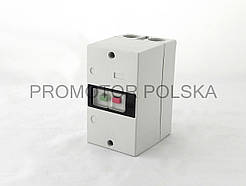 Автомат захисту двигуна RB6 у корпусі KEDU IP54 (RB6 1,0-1,6А)