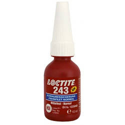 Рідкий фіксатор різьби Loctite 243, до М36, до 180 °C, 10 мл