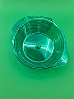 Тарелка одноразовая стеклоподобная диаметр 500 мл зеленая (10 шт)