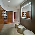 Дзеркало настінне у ванну з підсвіткою 100х80 см, фото 2