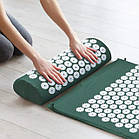 Ортопедичний масажний килимок Acupressure mat з подушкою, фото 7
