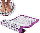 Ортопедичний масажний килимок Acupressure mat з подушкою, фото 8