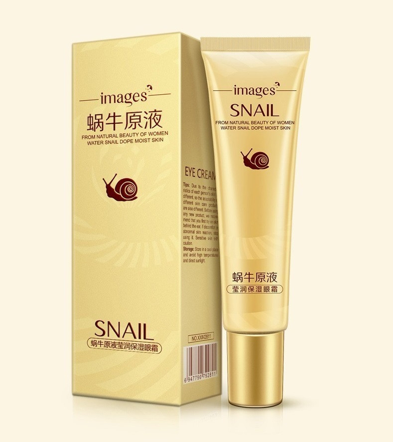 Опт Ліфтинг-крем для шкіри навколо очей Snail Images з муцином равлики Eye Cream, 20г