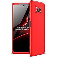 Чохол GKK 360 для Xiaomi Poco X3 / Pro X3 бампер протиударний Red