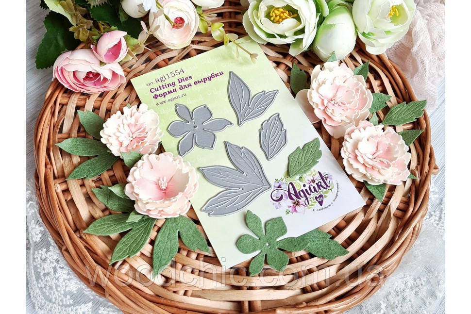 Ножі для вирубування "Піонова зелень" від AgiArt, фото 1