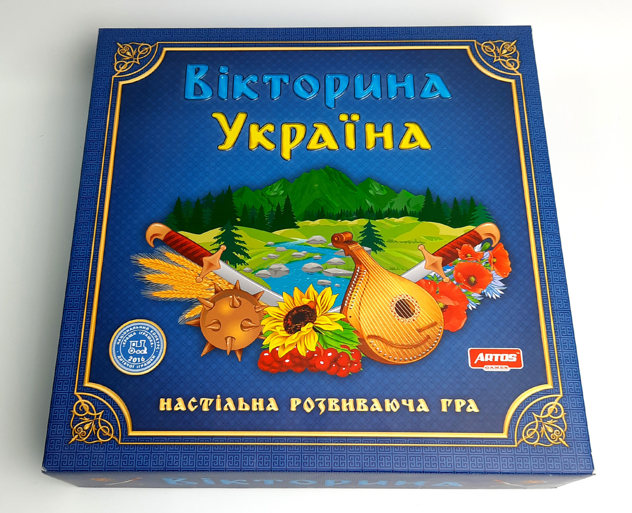 Настільна гра "Вікторина Україна" - розвиваюча гра для дітей, фото 1