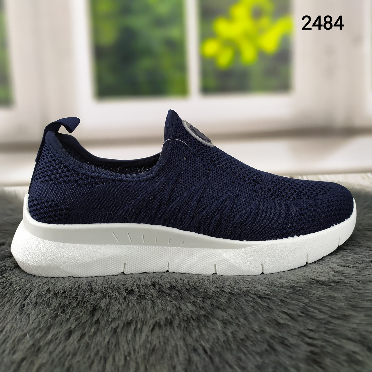 Жіночі сині кросівки мокасини весняно-літні, Гіпаніс Україна