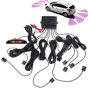 Парктронік (паркувальний радар) , 8 чорних датчиків, фото 2