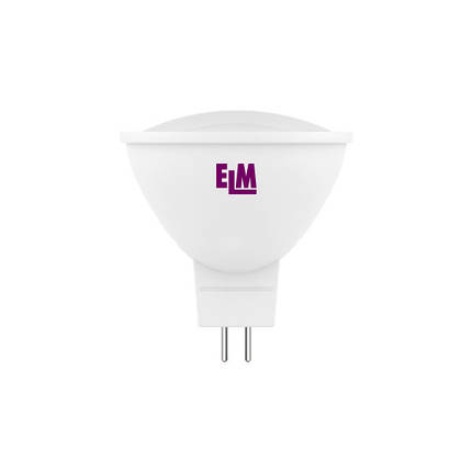 Лампа світлодіодна MR16 3W GU5.3 2700 120гр ELM (18-0029), фото 2