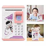 Робот скарбничка Robot Bodyguard рожевий, фото 5