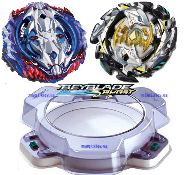 Набір бейблейдів Flame Леопард + Імператор Форнеус + Арена Takara Tomy Beyblade найкращий аналог TD, фото 1