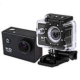 Водонепроникна спортивна екшн камера Action Camera 4K Wi-Fi з боксом і кріпленням, фото 5