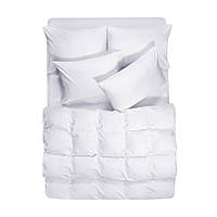 Постільна білизна Lotus Готель - Сатин Класік білий полуторний (Туреччина)