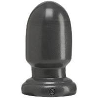 Велика анальна пробка вінілова гнучка для фістингу Doc Johnson American Bombshell L 12,4 см d 7,4 см Кайф