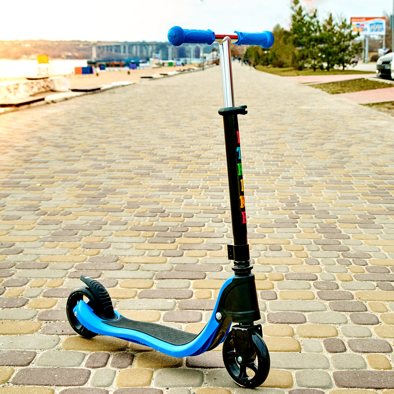 Самокат дитячий двоколісний дитячий самокат беговел SPORT KIDS 2595 Синій