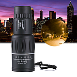 Потужний компактний монокуляр Bushnell 16х52 з подвійною фокусуванням + Подарунок!, фото 4
