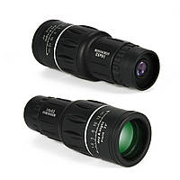 Мощный компактный монокуляр Bushnell 16х52 с двойной фокусировкой