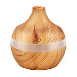 Портативний зволожувач повітря USB Air Purifier з LED підсвіткою / Арома лампа, дифузор, фото 2