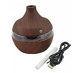 Портативний зволожувач повітря USB Air Purifier з LED підсвіткою / Арома лампа, дифузор, фото 6