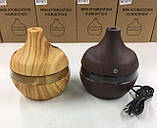 Портативний зволожувач повітря USB Air Purifier з LED підсвіткою / Арома лампа, дифузор, фото 8