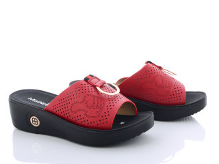 Шльопанці жіночі MaiNeLin-6125 bordo