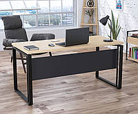 Письменный стол Loft-design G-160-32 с царгой прямоугольная столешница 1600х700 мм дуб-борас