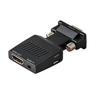 Конвертер VGA на HDMI со звуком и питанием