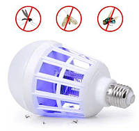 Светодиодная лампа ночник-убийца для комаров и мошек