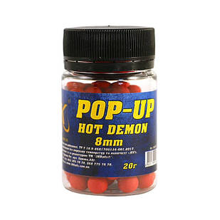 Бойл POP-UP 8 мм, 20 р. (в асортименті) HOT DEMON