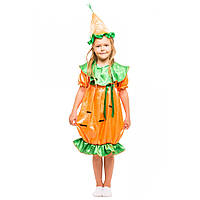 Карнавальный костюм МОРКОВКА, МОРКОВЬ для девочки 4,5,6,7,8,9 лет детский маскарадный костюм