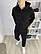 Костюм спортивний чоловічий чорний TUR | Комплект чоловічий Худі + Штани ЛЮКС якості, фото 3