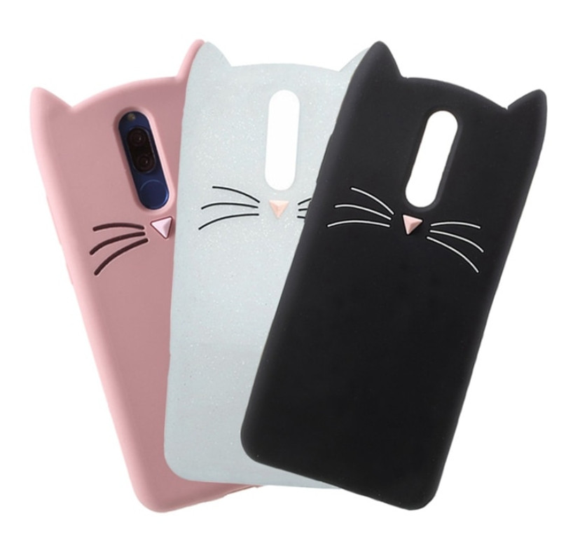 3D Чохол для Xiaomi Redmi Note 4X/Redmi Note 4/Redmi Note 3 Котик з вушками і вусиками, фото 1