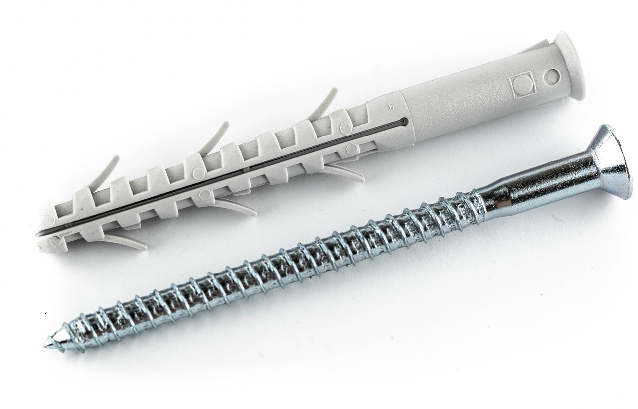 Дюбель нейлоновий з шурупом потай 8х80 мм APS-С, фото 1