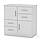 Комод 2+4 Німфея альба Компаніт (84х45х85 см), БЕЗКОШТОВНА доставка в пункт видачі Rozetka, фото 2